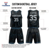 Custom Darkness Basketball Jersey Uniform